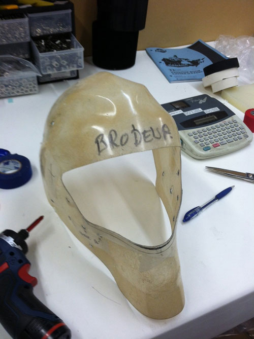 Brodeur Mask Mould